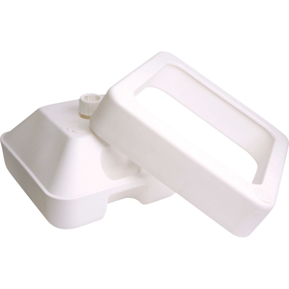 TBSTD020 タンク式のぼりポールスタンド 角型 ウエイト付 ツルハタ(服部) 差込口ねじ式