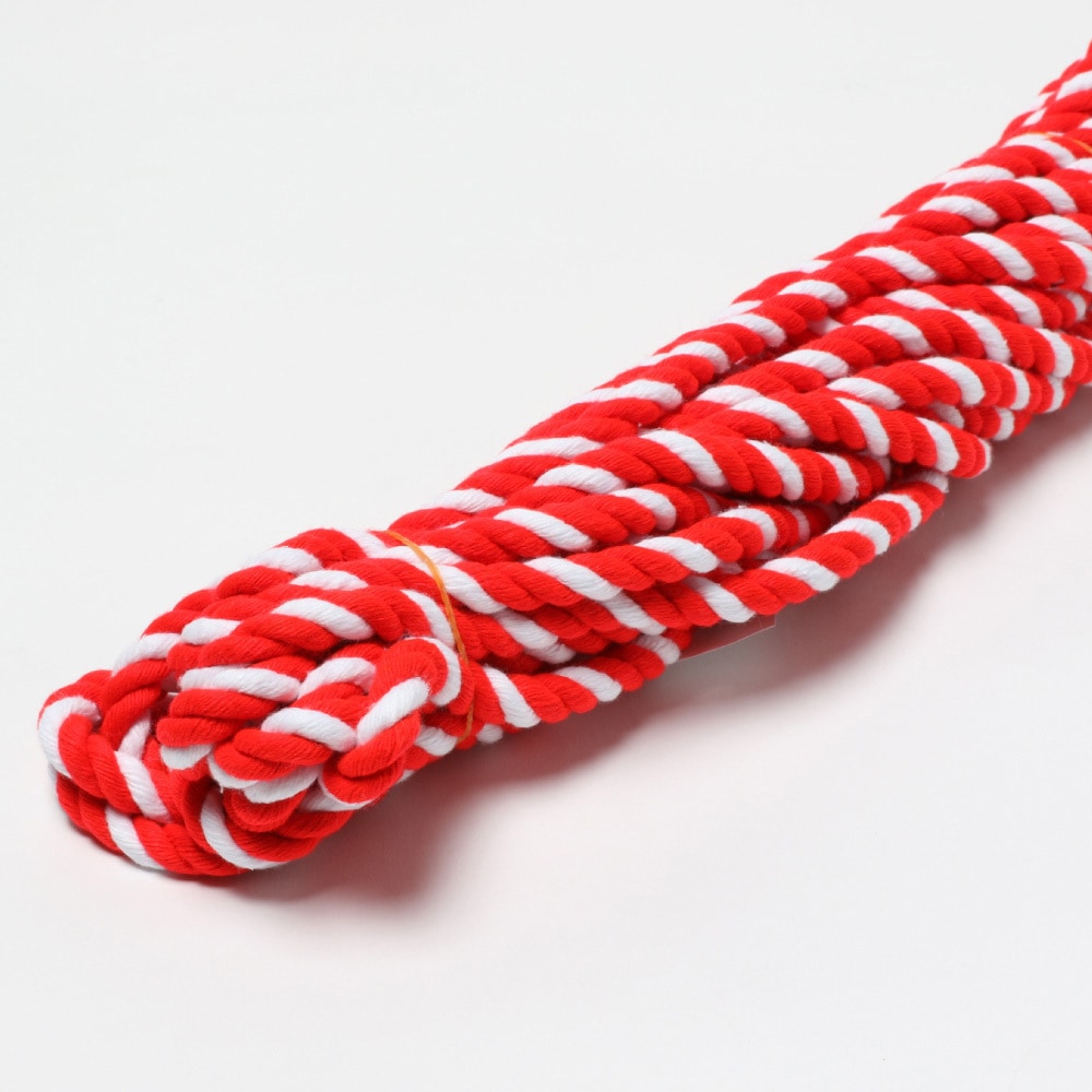 紅白紐 50m巻 直径9mm 紅白幕用 23967 P・O・Pプロダクツ 紅白幕用紐 9mm径 50m巻 No.23967 1個（ご注文単位1