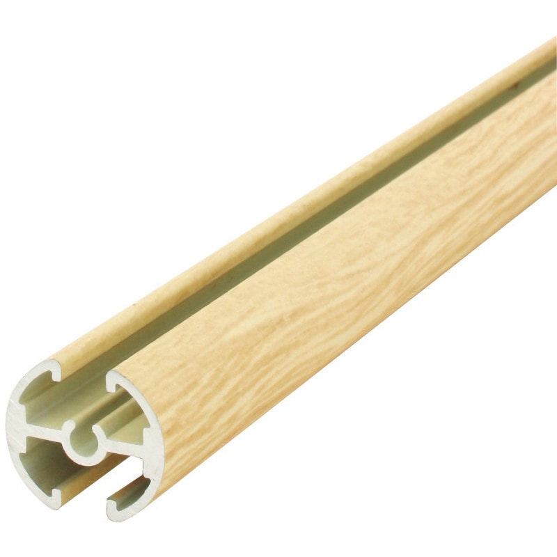 F-120S_2 タペストリーバー F20 2本セット ファースト(ディスプレイ) 白木調色 寸法1215mm