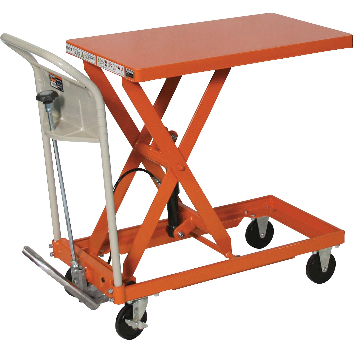 HLFA-S150 ハンドリフター 足踏み油圧式(早送り装置なし) TRUSCO 荷重 