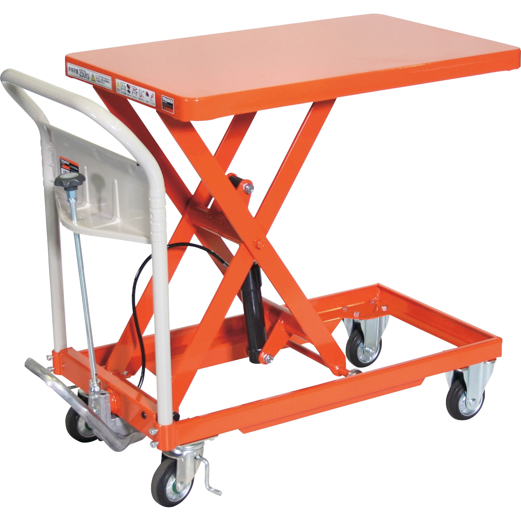 HLFA-S250 ハンドリフター 足踏み油圧式(早送り装置なし) TRUSCO 荷重