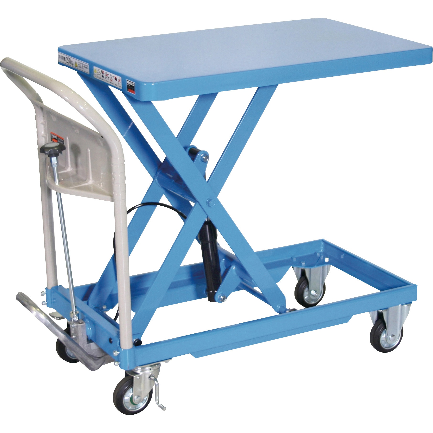 HLFA-S250B ハンドリフター 足踏み油圧式(早送り装置なし) TRUSCO 荷重 HLFA-S250B ハンドリフター 足踏み油圧式(早送り装置なし) TRUSCO 荷重