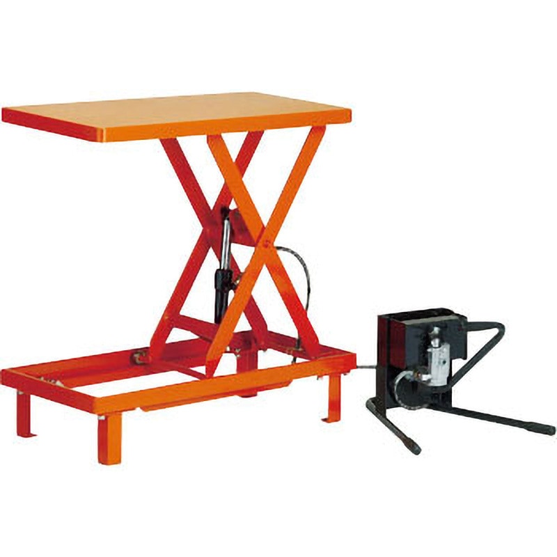 (送料別途)(直送品)TRUSCO コゾウリフター 電動油圧式 800kg フォーク高さ1400 幅広タイプ BEN-D1000-14W トラスコ中山(TRUSCO) コゾウリフター バッテリー油圧式低床型 BEN