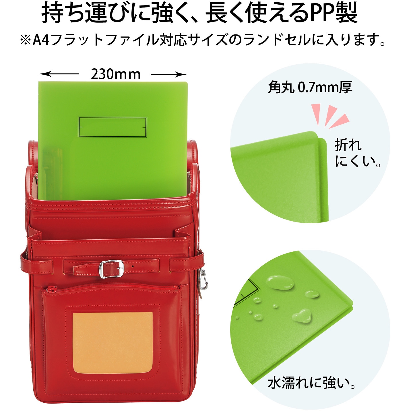 FL-194SF(79766) 年組氏名 スクール パンチレスファイル PLUS(プラス