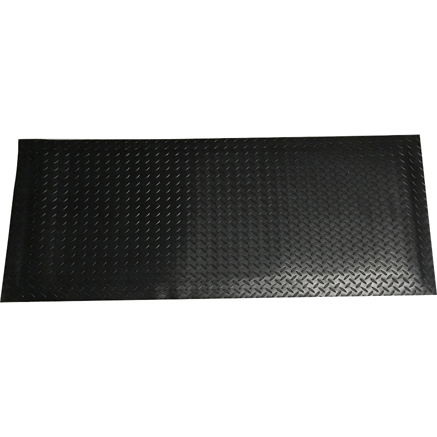 J2291 高耐久疲労軽減マット セーフラン安全用品 黒色 厚さ12mm寸法60×150cm  J2291
