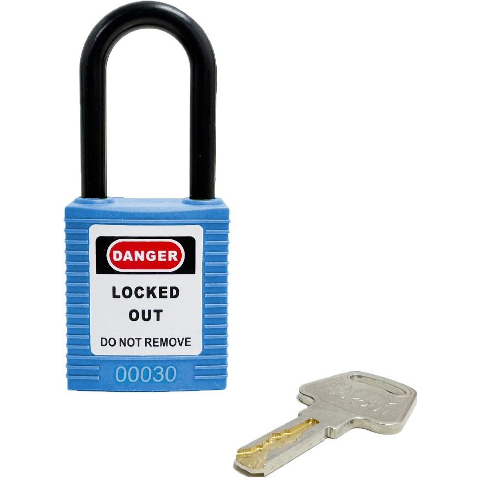 14673-1 ロックアウト用絶縁パドロック 1個 セーフラン安全用品 【通販