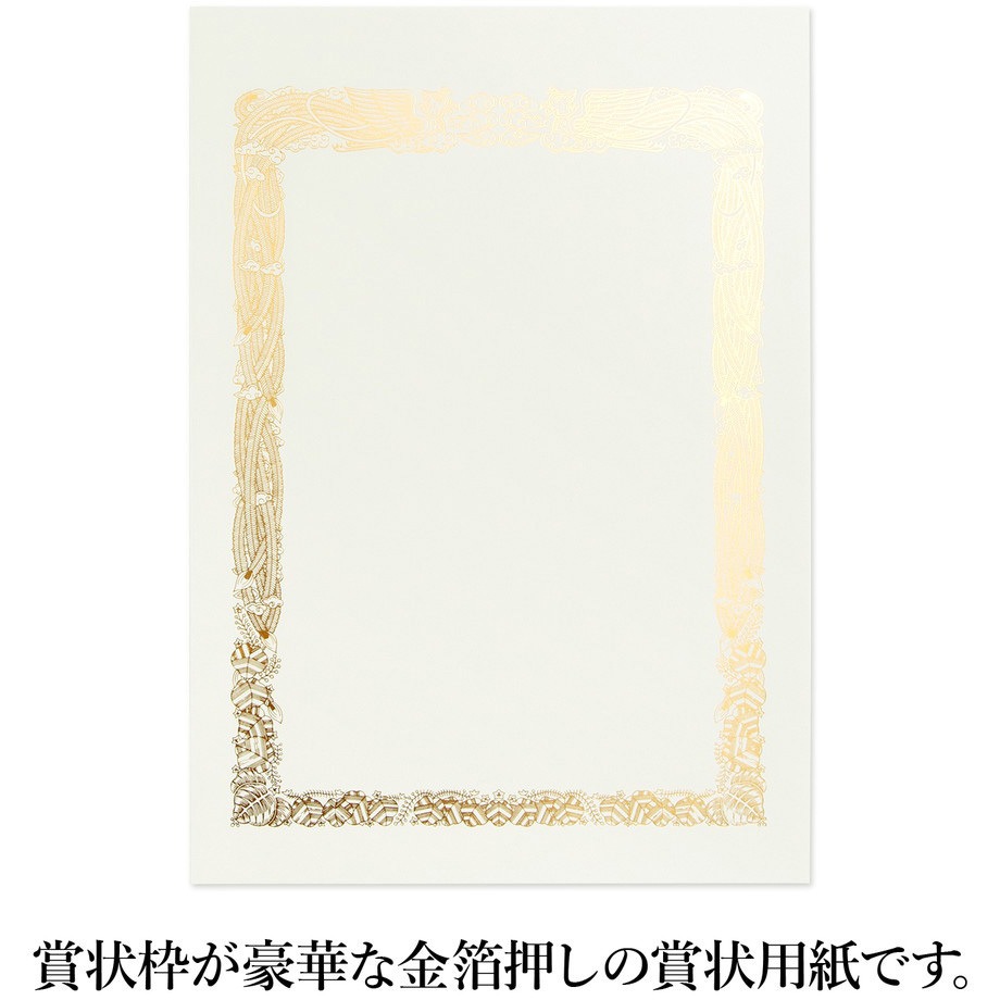 SGA4Y OA対応金箔賞状用紙 オキナ サイズA4 1袋 【通販モノタロウ】