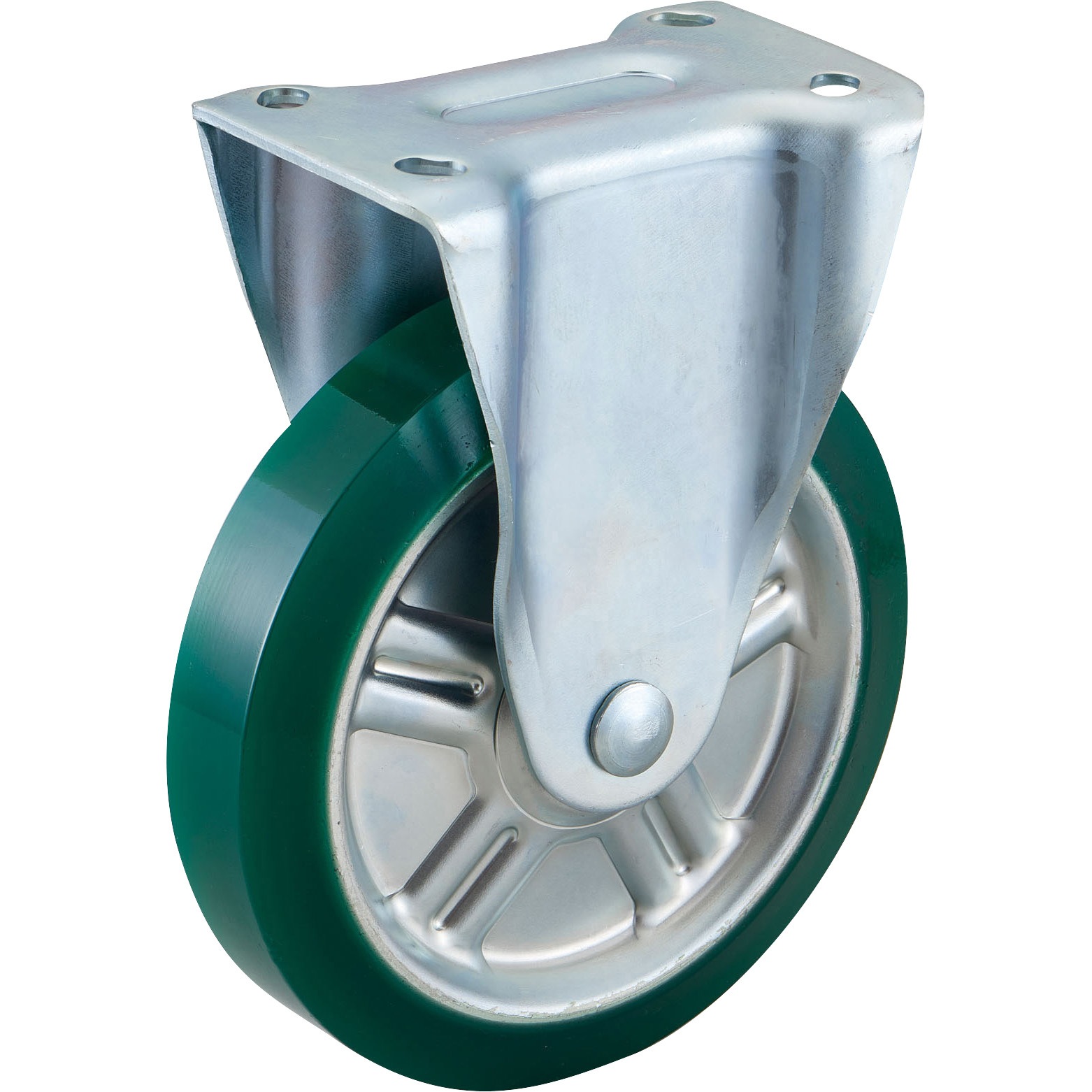 HWU-200K 運搬車用取り替えキャスター固定ウレタン車 1個 TRUSCO 【通販モノタロウ】