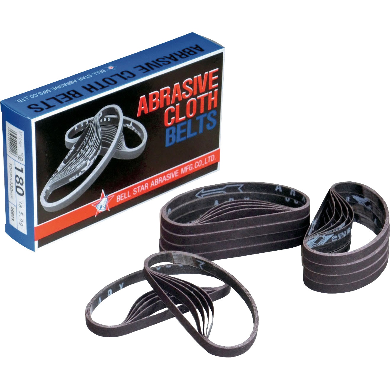 BP10-50 (10X330MM  #50) レジンクロスベルト ベルスター #50 幅10mm長さ330mm 1セット(50本)