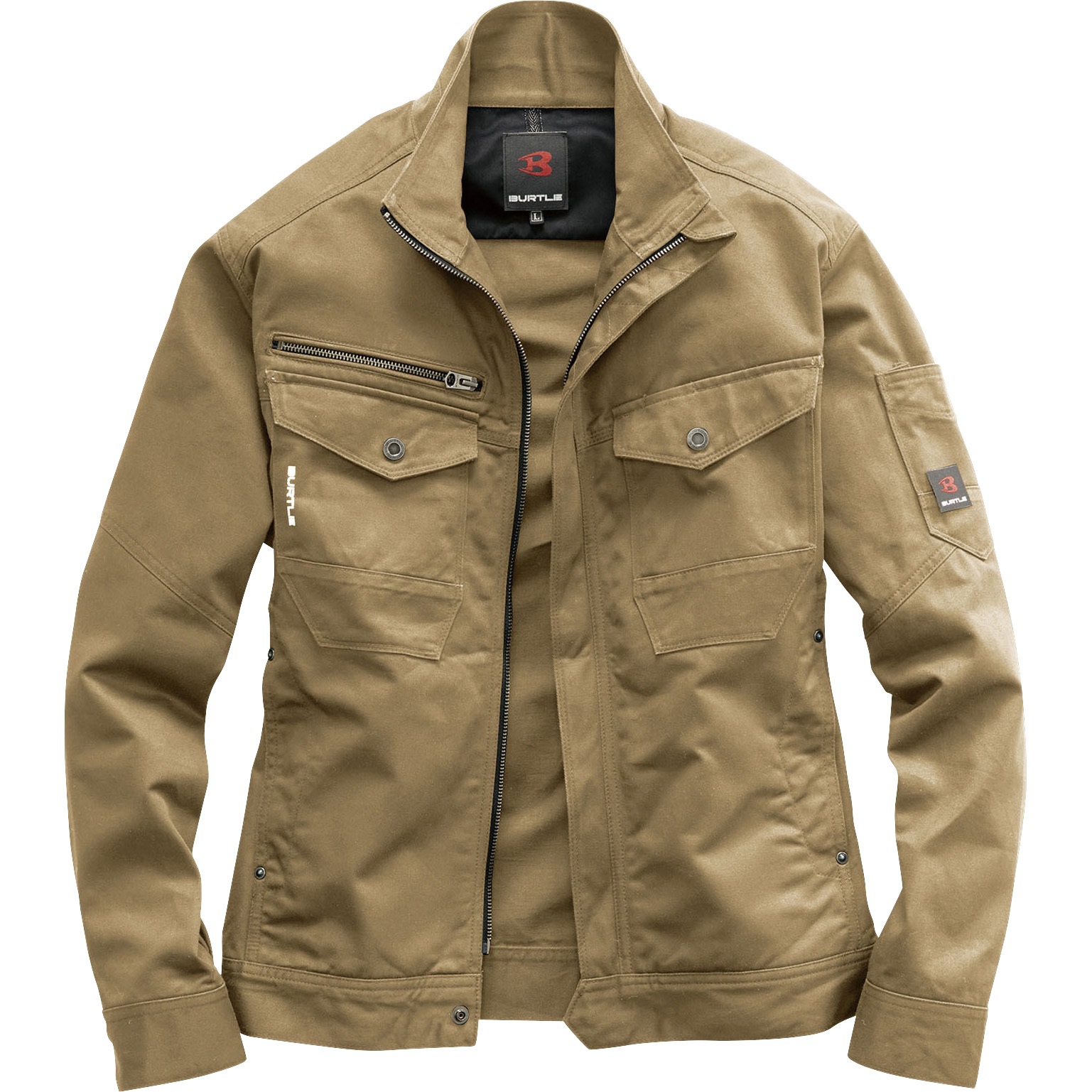 8101-23-5L 作業服8101シリーズ ジャケット バートル カーキ色 5L着丈71cm