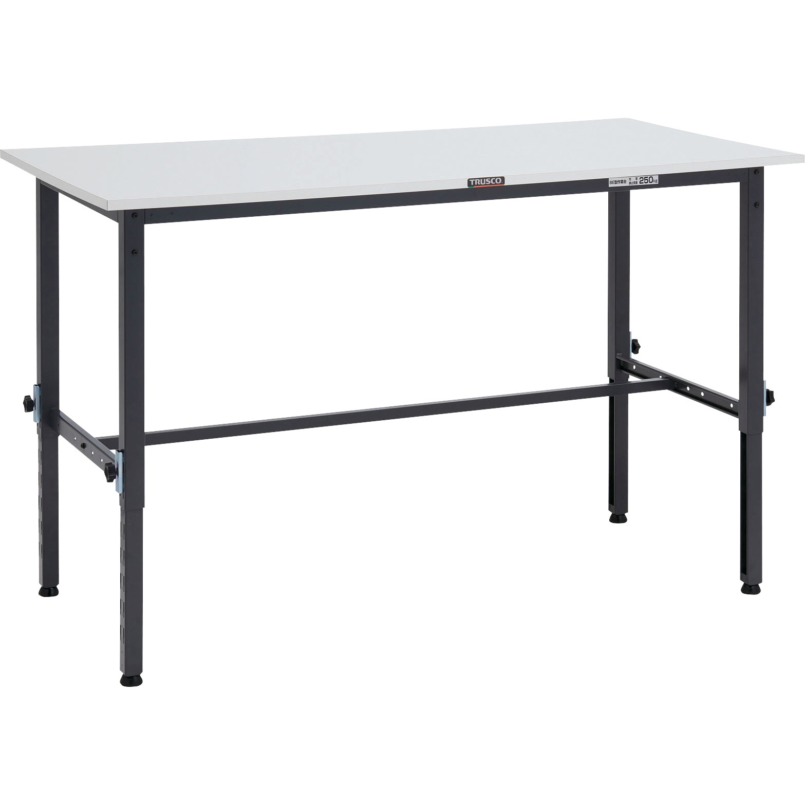 RAEM-1500 DG 軽量高さ調節式作業台(基本タイプ) TRUSCO 荷重150kg リノリューム天板製天板 間口1500mm奥行750mm 38,987円