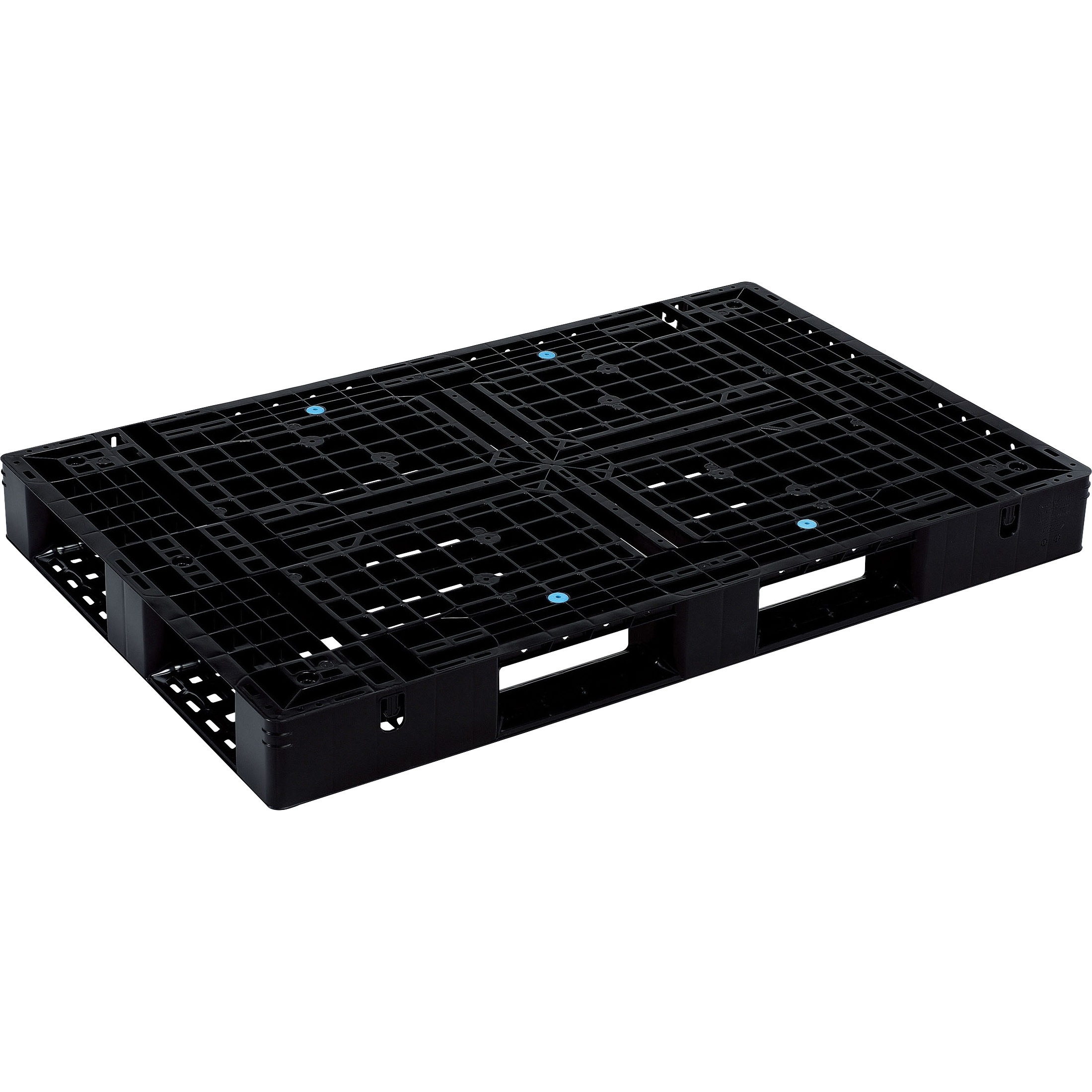 80568800BKRCP プラスチックパレット(軽量タイプ) サンコー(三甲) 再生ブラック色 幅300mm奥行1000mm 1枚 80568800BKRCP