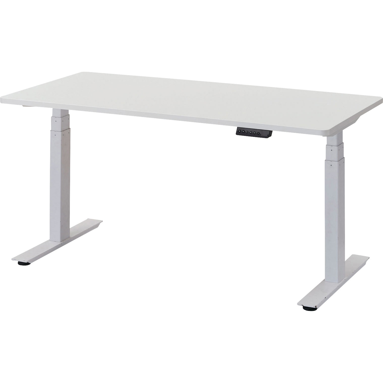 MMB-1575 電動昇降式ワークデスク TRUSCO 荷重100kg メラミン製天板 間口1500mm奥行750mm高さ640～1290mm  MMB-1575