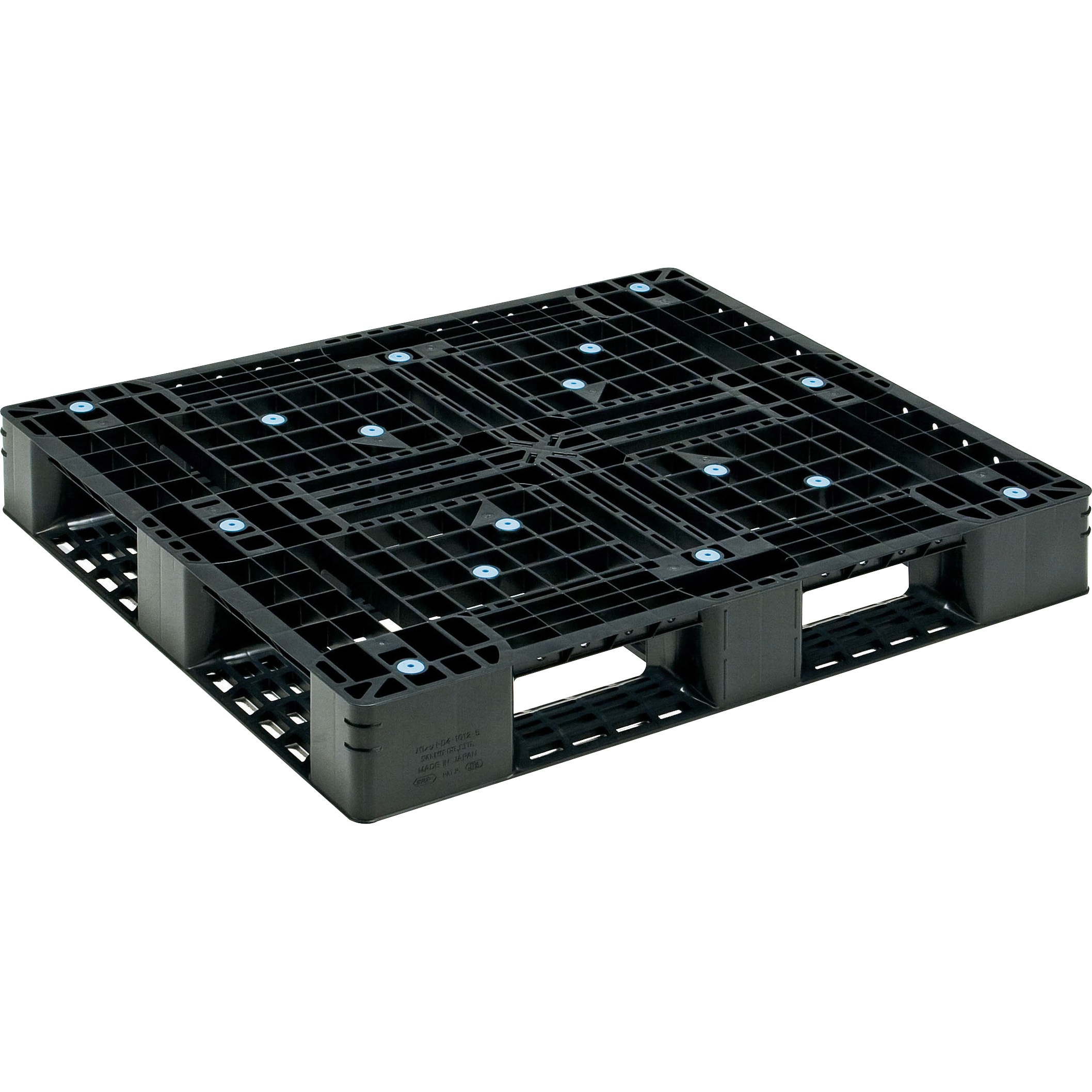 81204500BK901 プラスチックパレット(軽量タイプ) サンコー(三甲) ブラック色 幅260mm奥行1000mm 1枚 81204500BK901