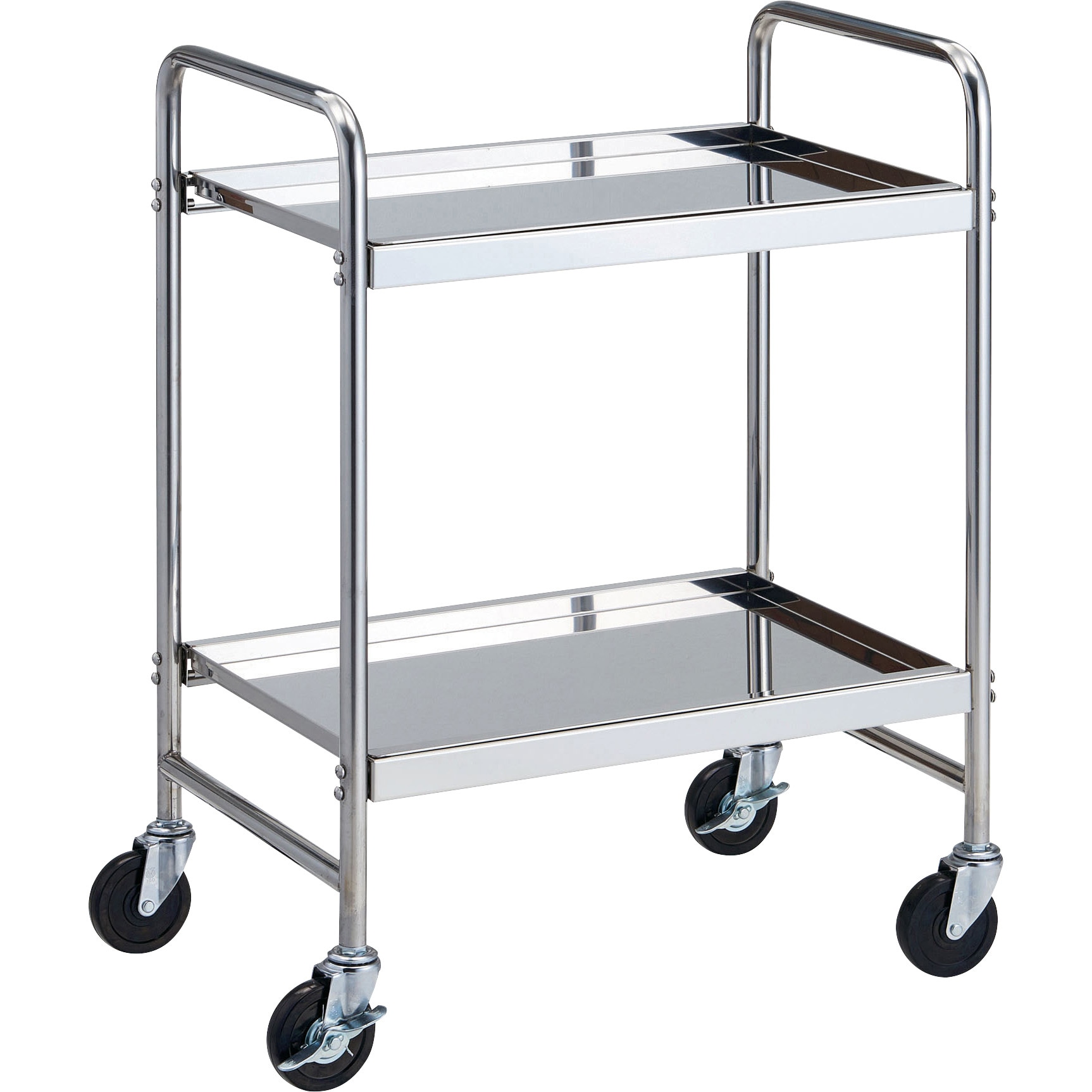 SUC-12DG ステンレス製ストロングカート(SUS304) TRUSCO 2段 間口660mm奥行450mm高さ900mm  SUC-12DG