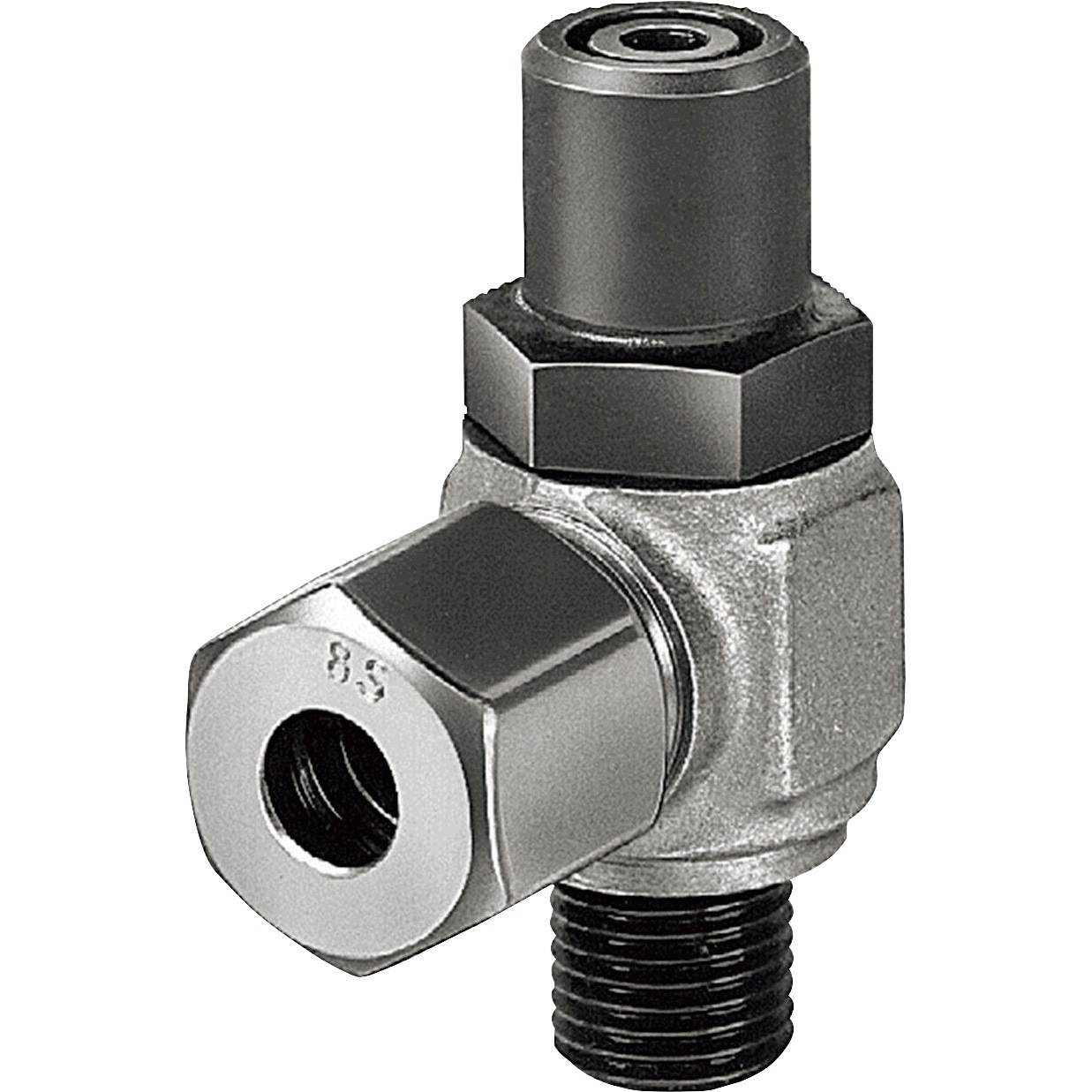 9208181 スイベル型流量絞り弁 1個 Roemheld Halder(ロームヘルド・ハルダー) 【通販モノタロウ】