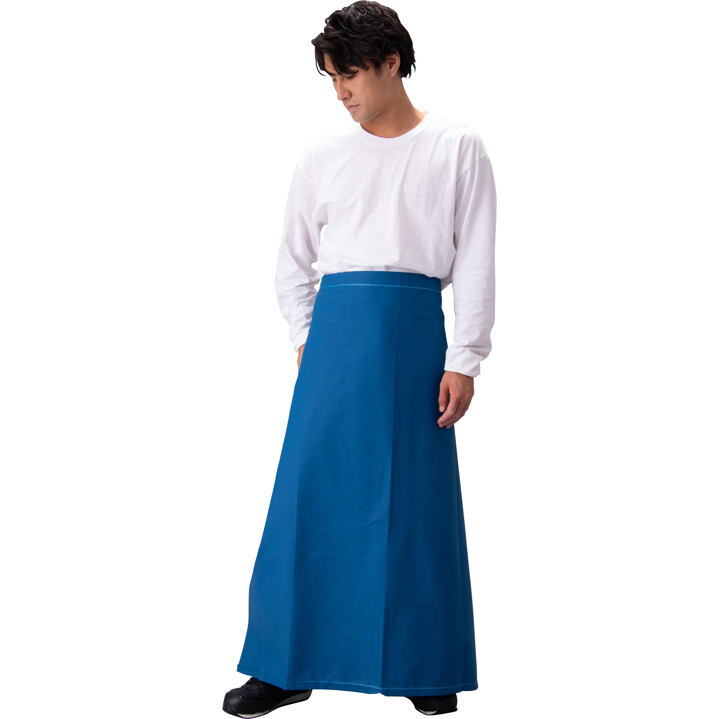 前掛け ビニール製 腰下 モノタロウ 青色 M - 【通販モノタロウ】