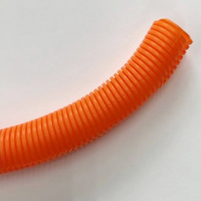 DKT-25S-OR-10 コルゲートチューブ オレンジ デンカエレクトロン 長さ10m  DKT-25S-OR-10