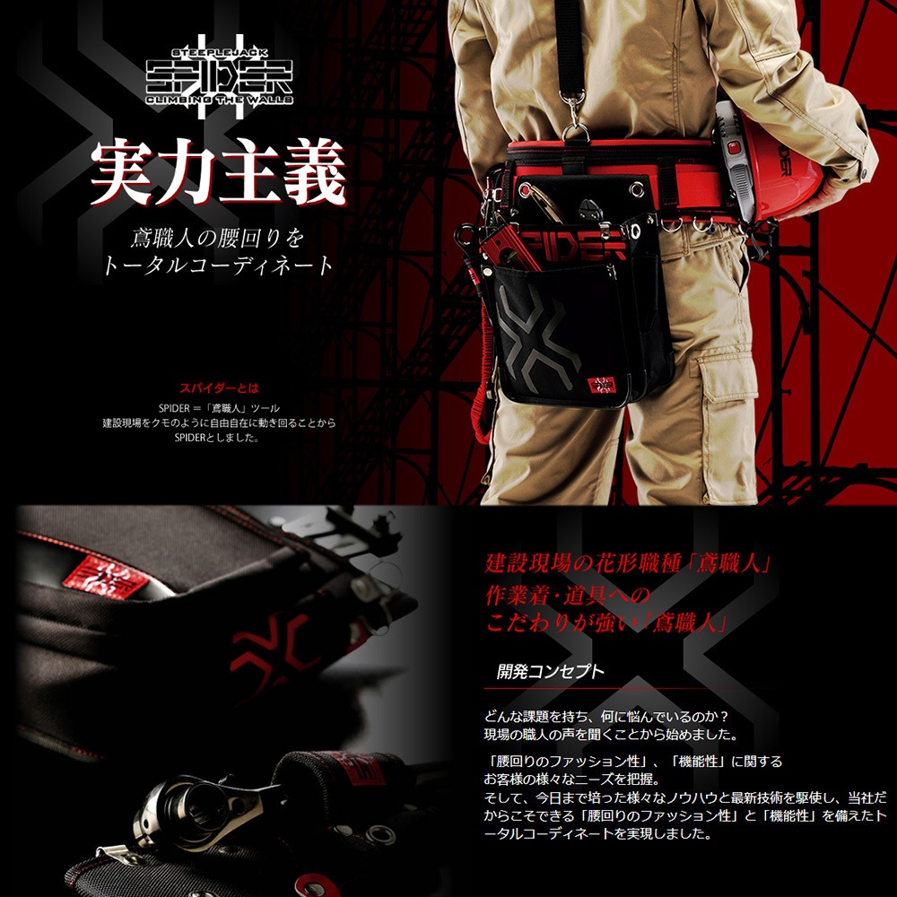 SPD-RD-6 小型腰袋2段 SK11 レッド色 SPD-RD-6 - 【通販モノタロウ】