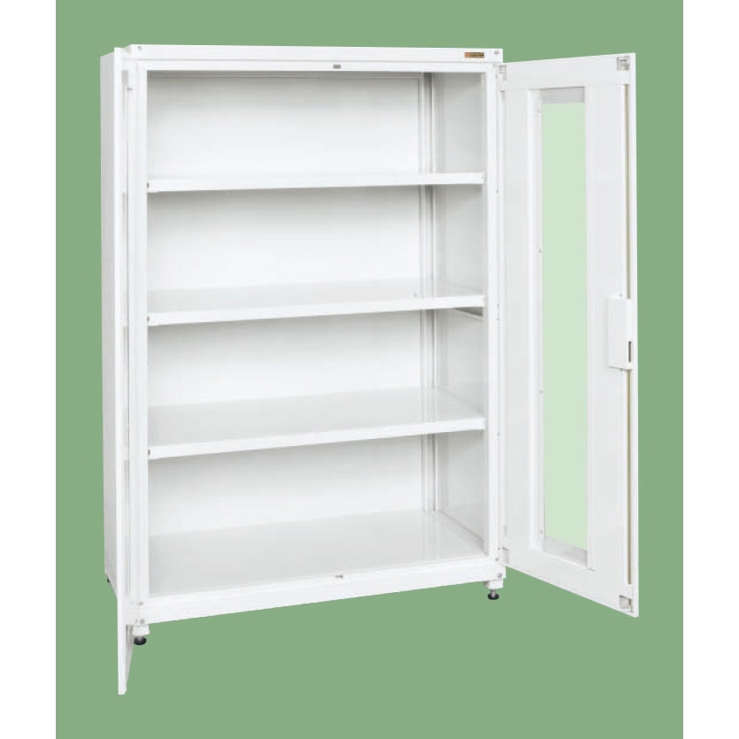 PNH-1263AW 保管システム透明窓付扉タイプ サカエ ホワイト色 樹脂 PNH