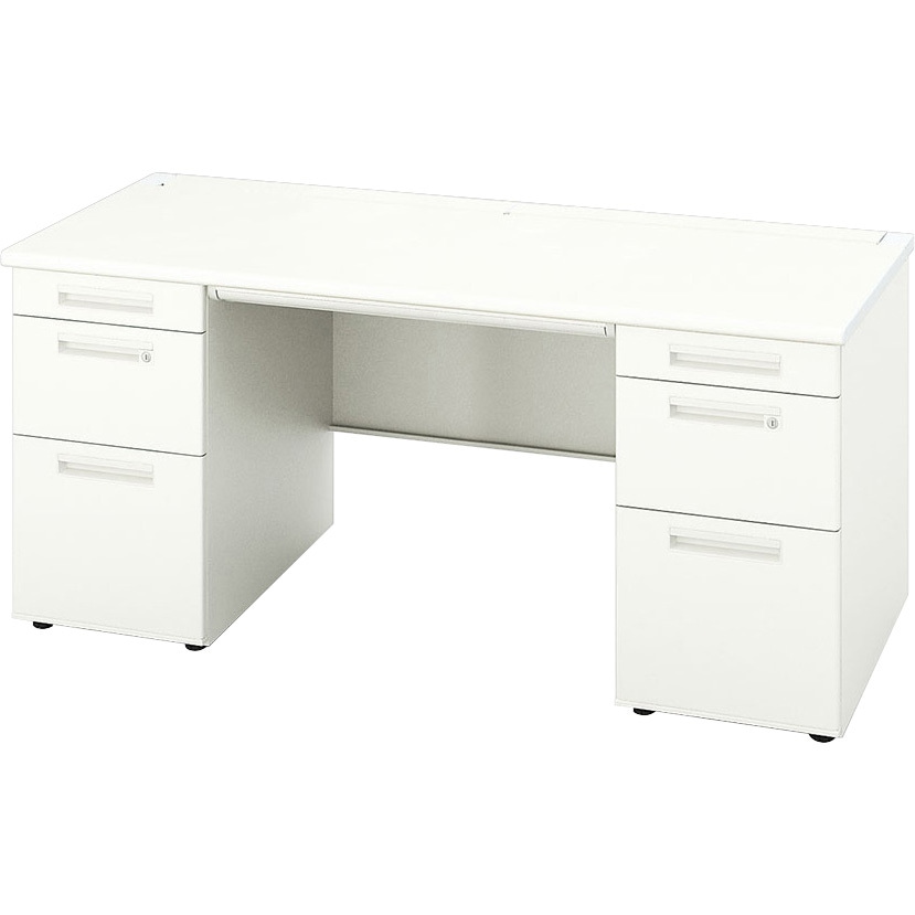 XEHH167BB-WH XEHHシリーズ  両袖デスク ナイキ 天板厚さ30mm