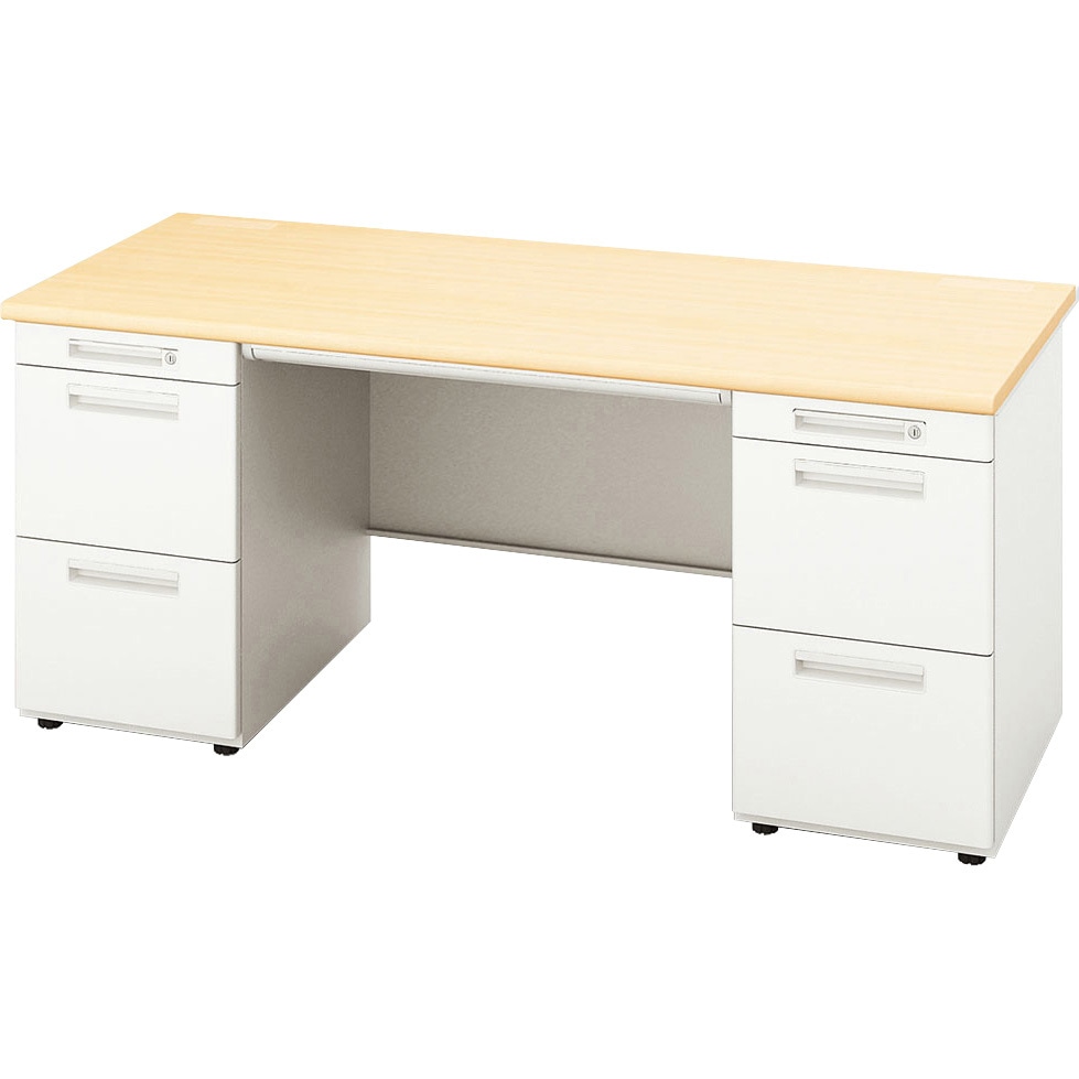 XED167CC-WS XEDシリーズ  両袖デスク ナイキ 奥行700mm天板厚さ30mm  XED167CC-WS