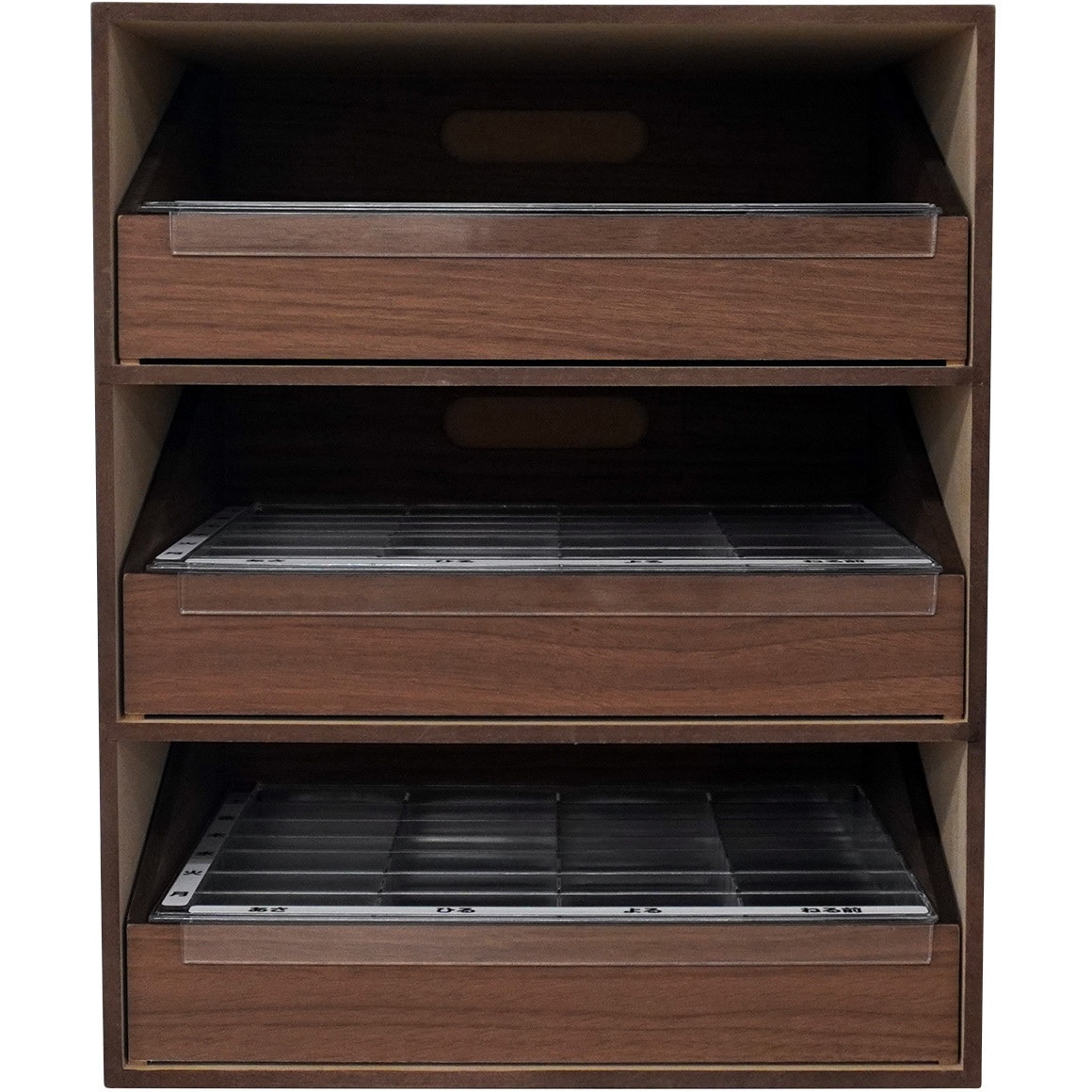 お薬ケース3週間 MDF シンコハンガー 寸法26.9×21.1×33.1cm