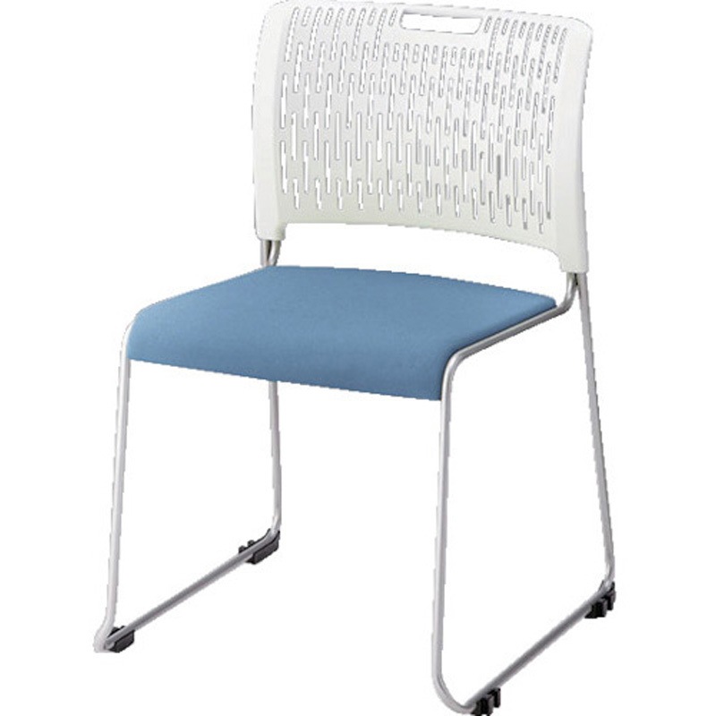 E415-3-LBL 会議用チェアー E415 ナイキ PP樹脂成型品 ライトブルー色