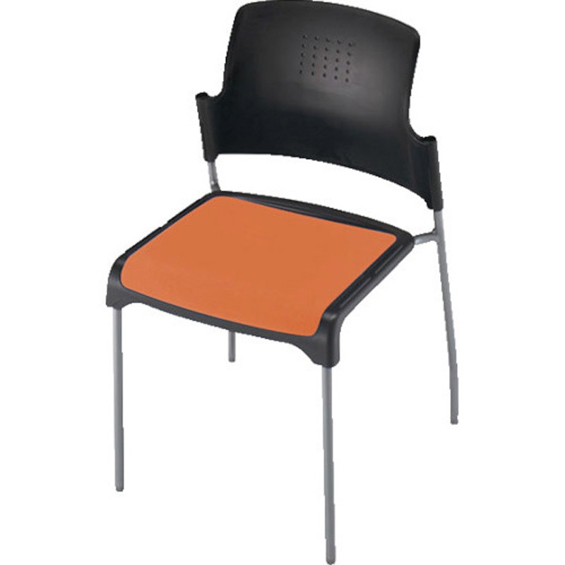 E243-OR 会議用チェアー E243 ナイキ 脚の種類4本脚タイプ オレンジ色 質量5kg