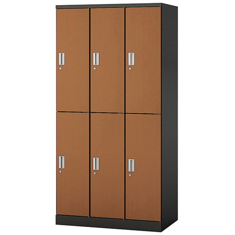 HLN6MJ-NT ロッカー(HLN型) HLN ナイキ 3点ロック機構 チーク色   HLN6MJ-NT