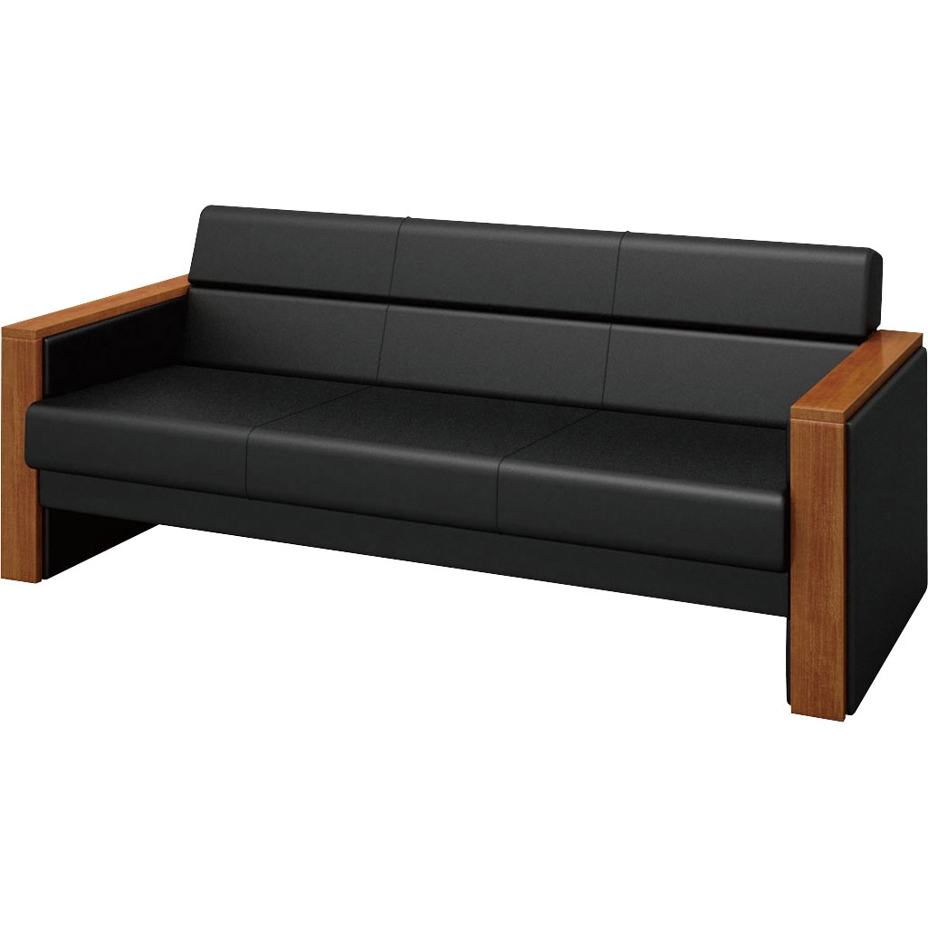 ZRE150LL-BK ソファー ZRE ナイキ ブラック色 本革・一部ビニールレザー張り 質量42kg  ZRE150LL-BK