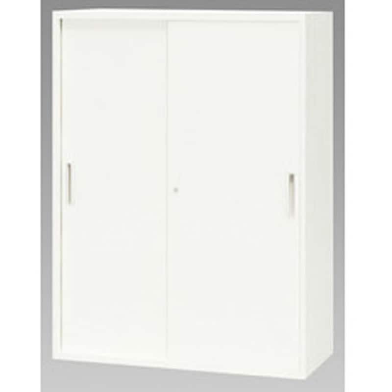 CWS-0912H-WW スチール引違い書庫 CWS ナイキ 上置き・下置き両用 4段 2枚扉   CWS-0912H-WW