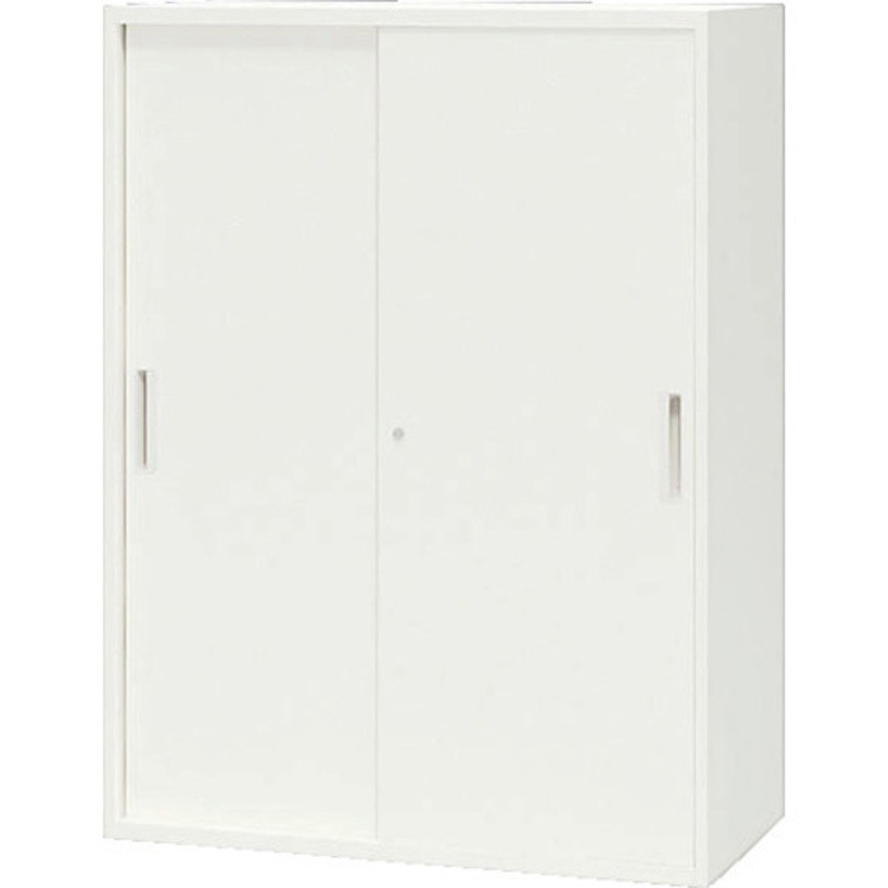 CW-0912H-WW スチール引違い書庫 CW ナイキ 2枚扉