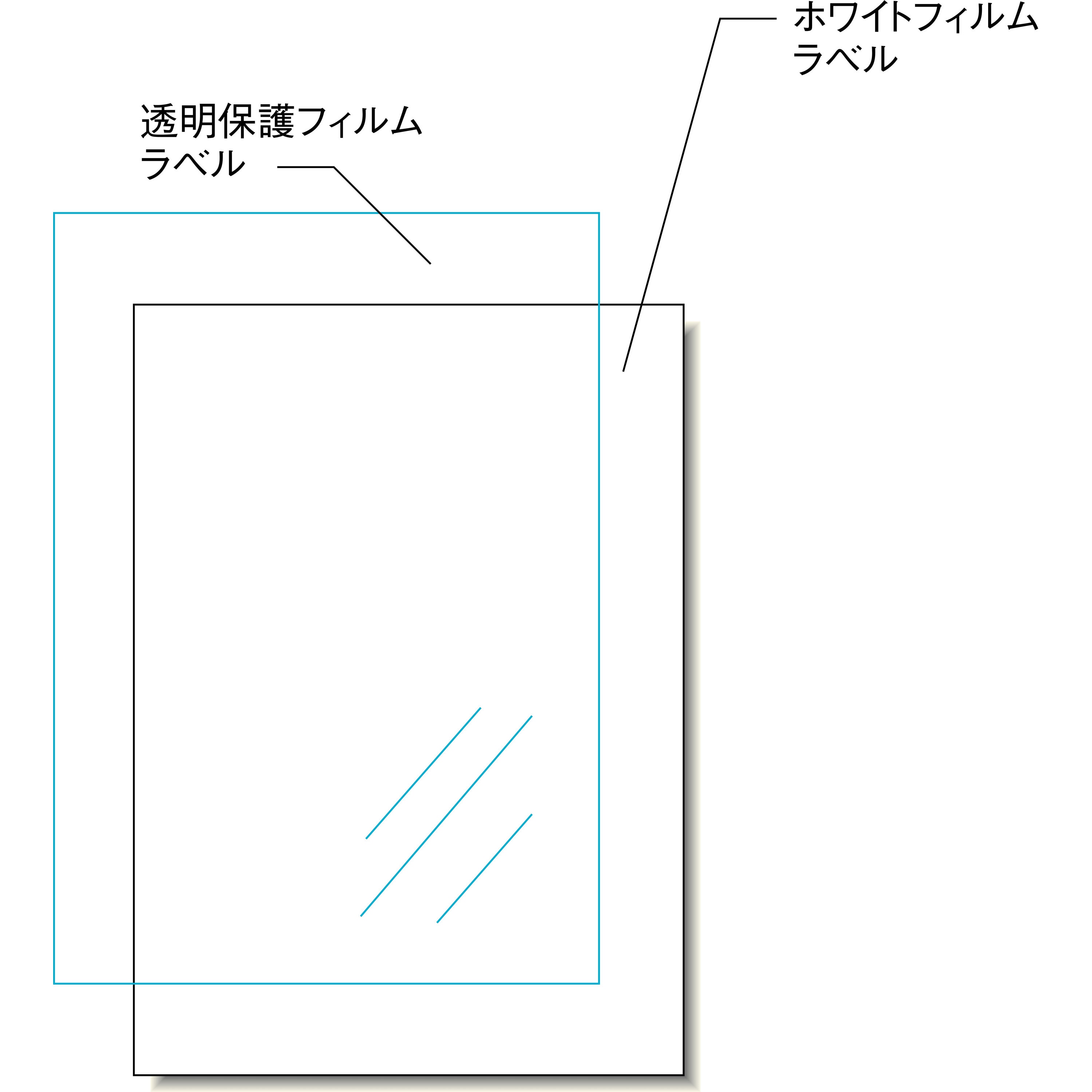 屋外でも使えるサインラベルシール レーザープリンタ Uvカット保護カバー付きタイプ 1冊 3セット エーワン 通販サイトmonotaro