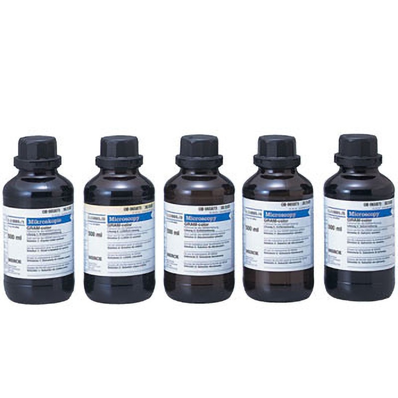 1.11885.0001 グラム染色液キット 1セット(500mL×5本) Merck(メルクミリポア) 【通販モノタロウ】 14,896円