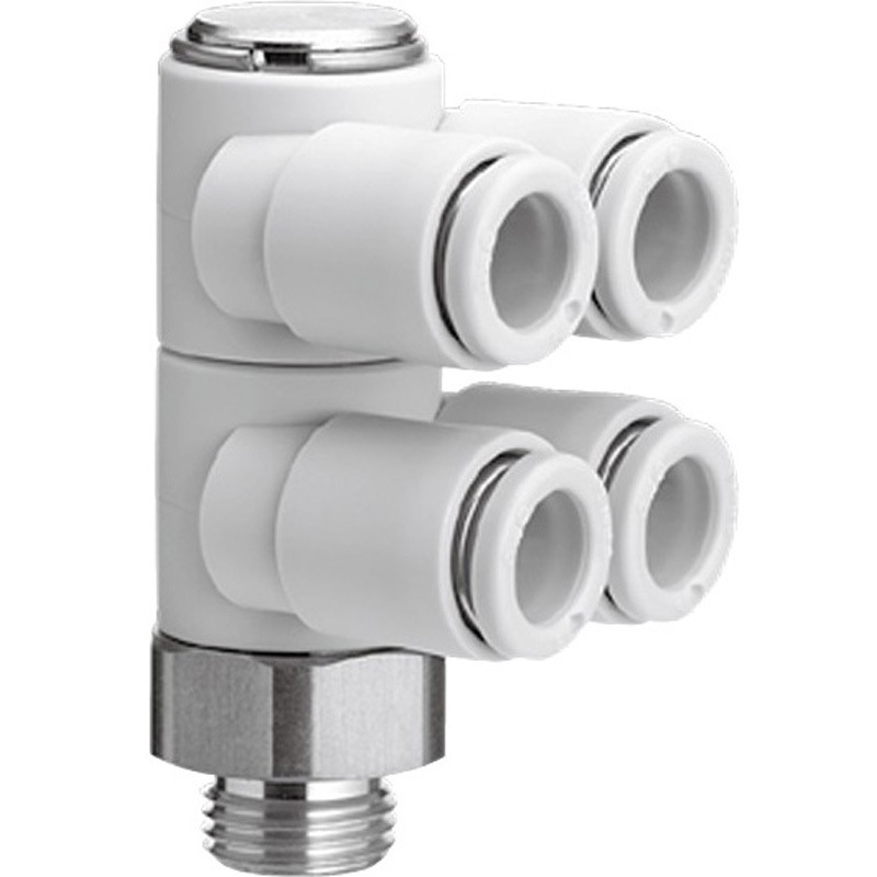 KQ2ZD06-01AS-X12 K Series(KQ2ZD06) SMC ねじの種類R 適合チューブ外径6mm 1袋(10個)