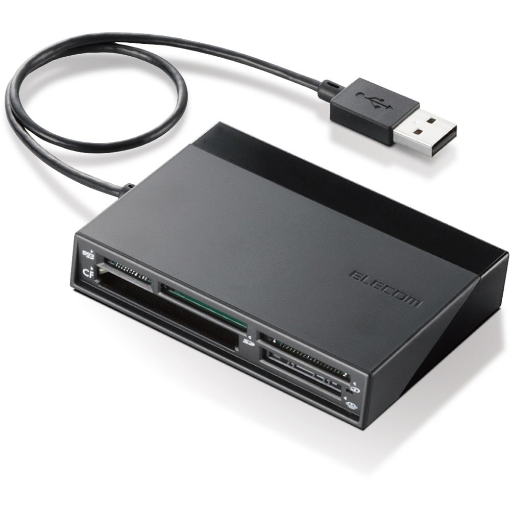 MR-C24BK カードリーダー USBハブ付き 48+5種メディア対応 [SD+ MR-C24BK カードリーダー USBハブ付き 48+5種メディア対応 [SD+