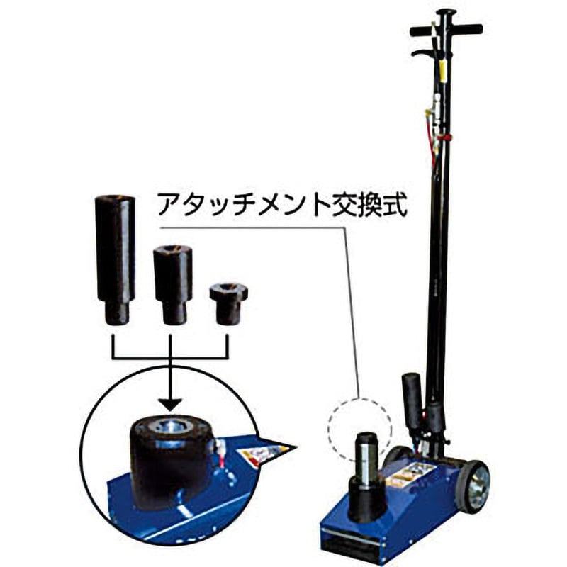 NTJ-40A エアーハイドロリックトラックジャッキ(標準タイプ) 1台 NTJ-40A エアーハイドロリックトラックジャッキ(標準タイプ) 1台