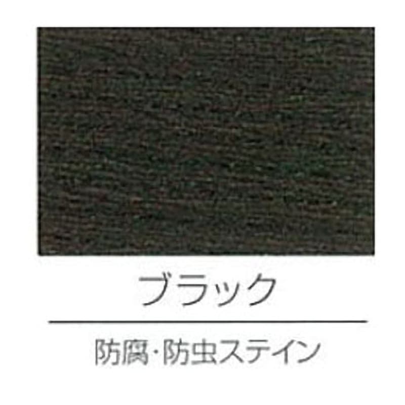 H85-0012 防腐・防虫ステイン ロックペイント 屋外木部用 耐久 油性 ブラック色  1缶(4L) H85-0012