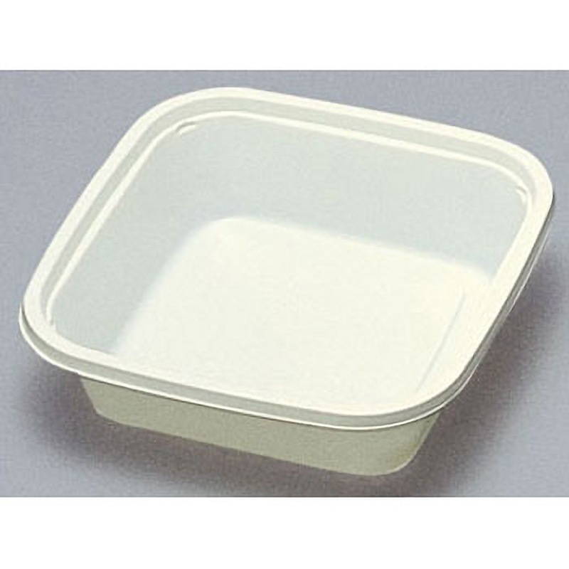 0592145 弁当容器TR フルレンジ 福助工業 本体 白色  1ケース(50枚×18袋)