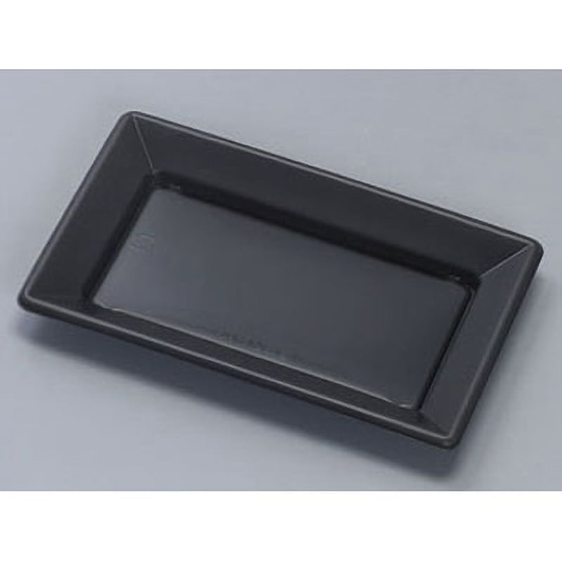 0583685 惣菜容器 福皿  外嵌合 福助工業 本体 黒色  1ケース(50枚×12袋)