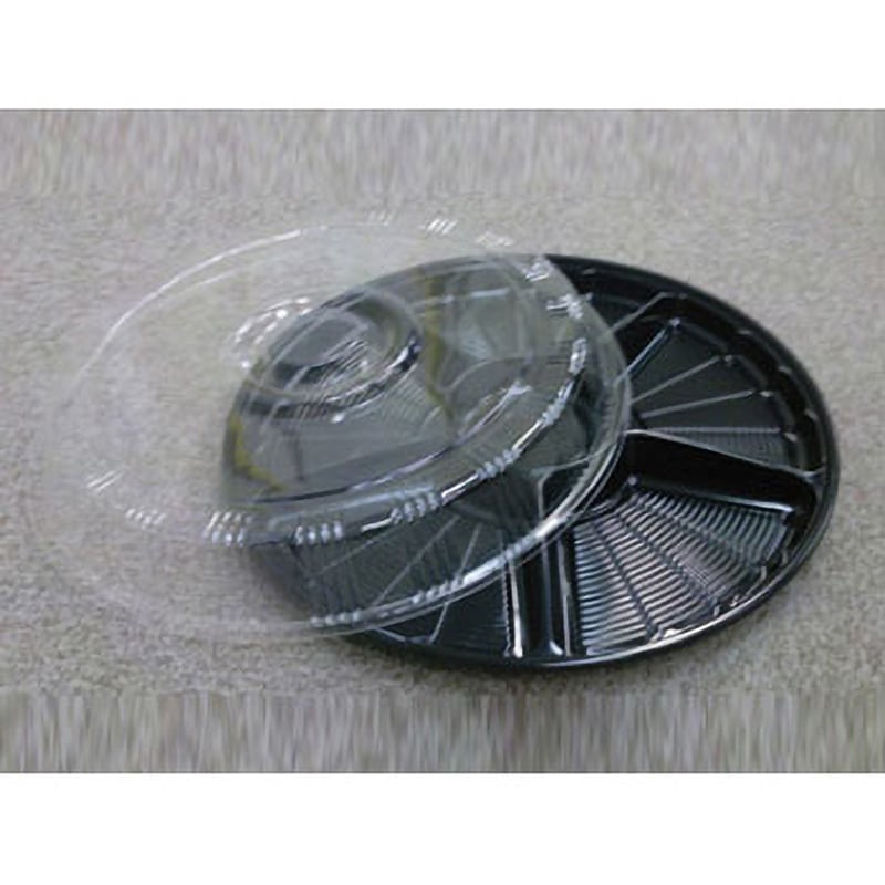 0574414 オードブル容器サークルトレー 福助工業 セット  1ケース(20枚×6袋)