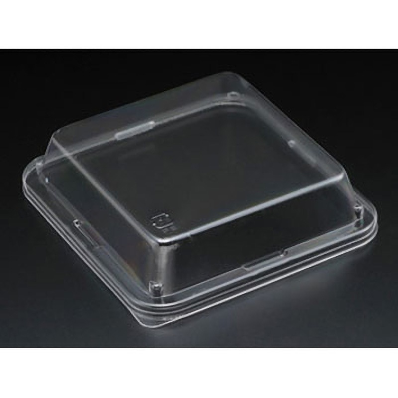 FUT10 エスコン デザート・和菓子 蓋 スミ 透明色  1ケース(100枚×20袋)