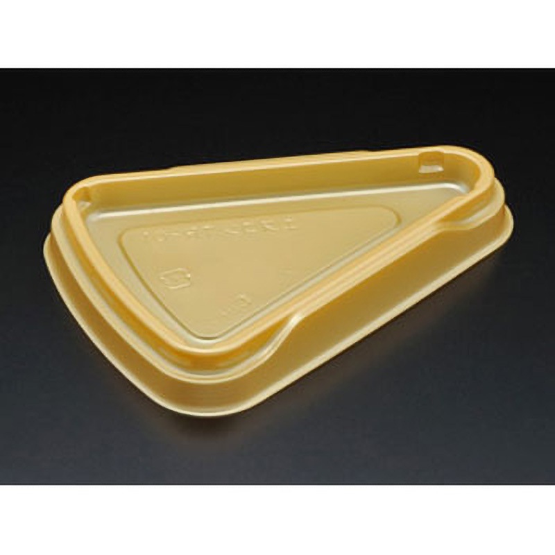 TR-01 エスコン 三角カットケーキ用 スミ 本体 ゴールド色  1ケース(100枚×12袋)