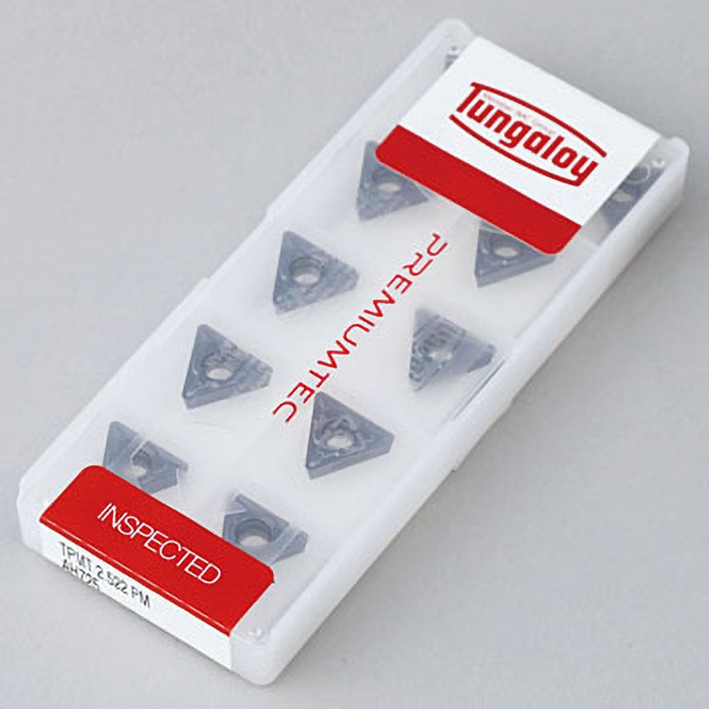 TPMT130308-PM AH725 チップ TPMT-PM タンガロイ 片面 形状:正三角形60° コーナー半径0.8mm 1箱(10個) TPMT130308-PM AH725