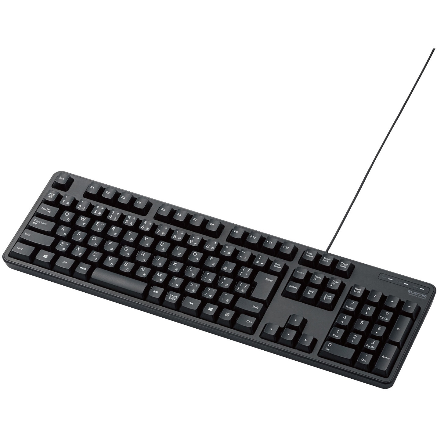 (未使用･未開封品)エレコム キーボード 有線 メンブレン フルキーボード ブラック TK-FCM104XBK 有線フルキーボード - TK-FCM104BK