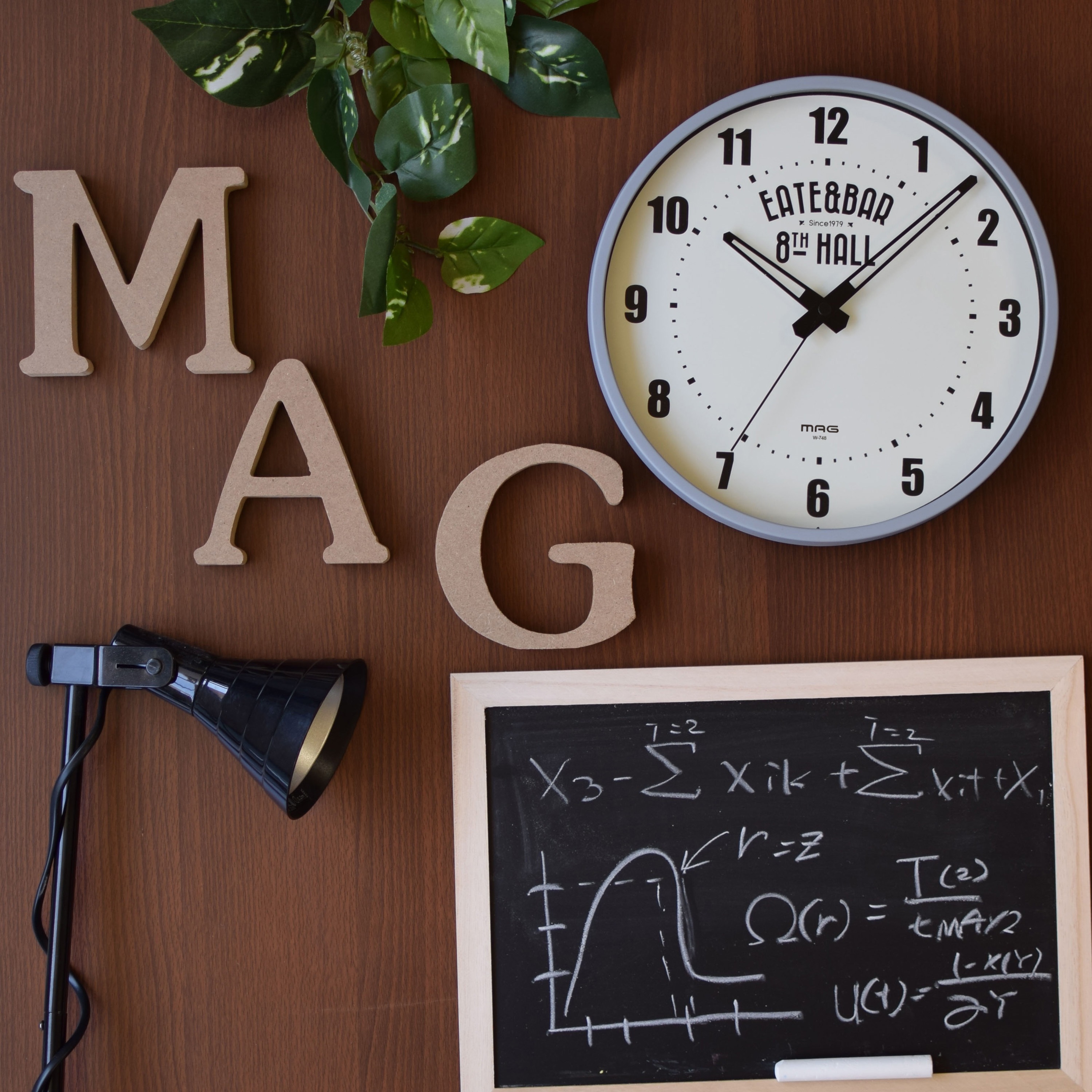 W-748 GY-Z MAG アナログ掛時計 1個 MAG(ノア精密) 【通販モノタロウ】