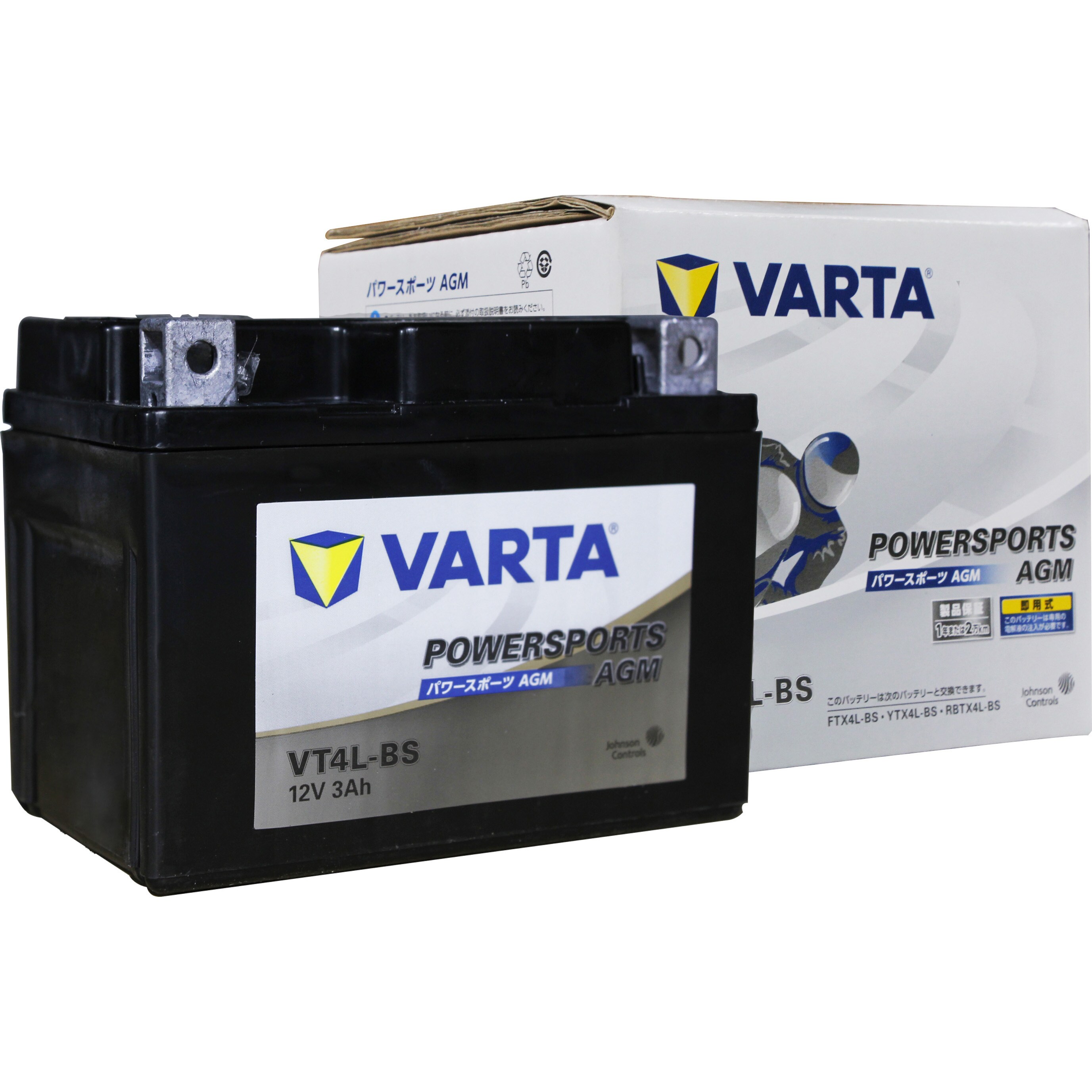 VT4L-BS VARTA 二輪用バッテリー(液入タイプ) 1個 VARTA(バルタ