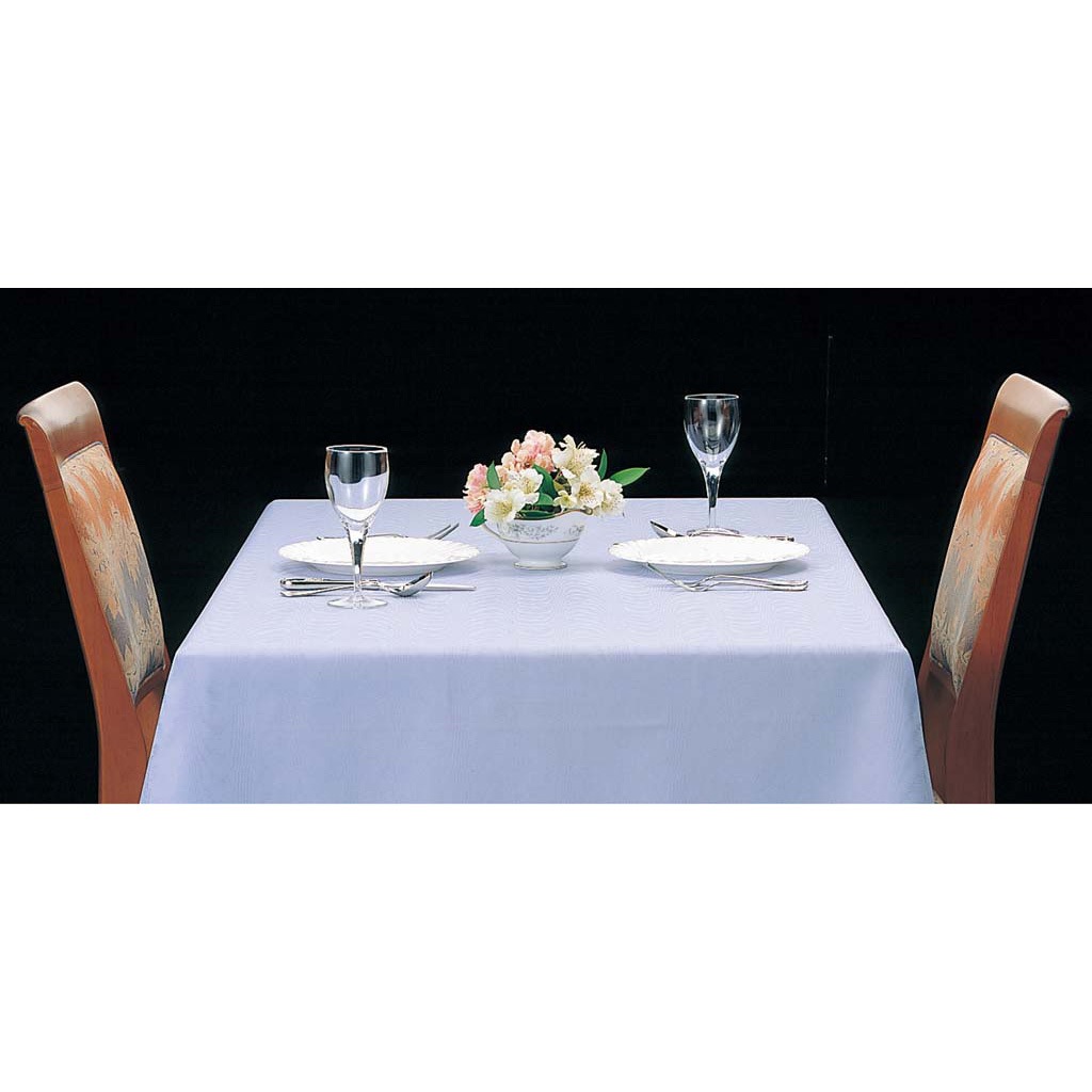 テーブルクロス モアレ(柄番15) EBM(江部松商事) ブルー色 寸法1300×1700mm 1個 6,458円