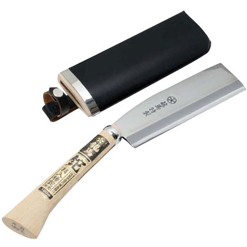 180MM 鞘入腰鉈 片刃 梅鉢龍馬 幅90mm  180MM